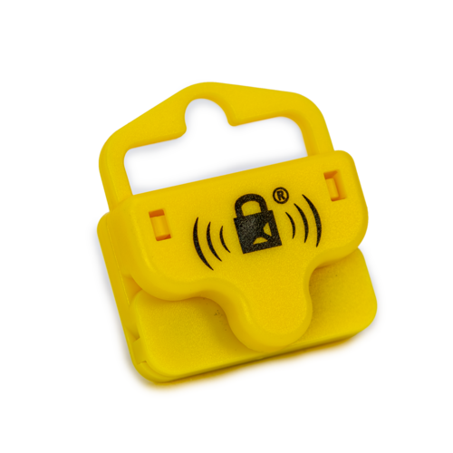 Universal AutoPeg Tag with Radio Frequency Technology (RF) Yellow - S3 Lock Strength