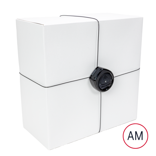 2-Alarm Attack Spider Wrap 102 with both Radio Frequency (RF) and Acousto-Magnetic (AM) Technology