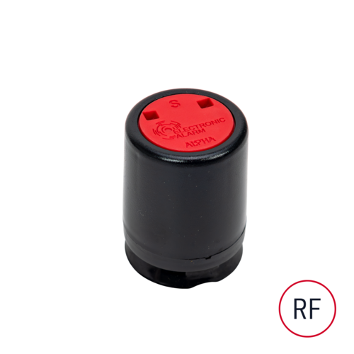 S3 Small Bottle Cap Alarm with Radio Frequency (RF) Technology - Red