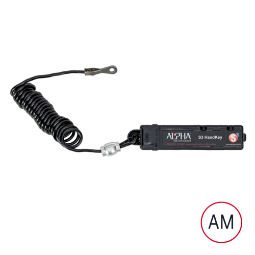 S3 HandKey with 60 Coiled Lanyard for Acousto-Magnetic Technology (AM)